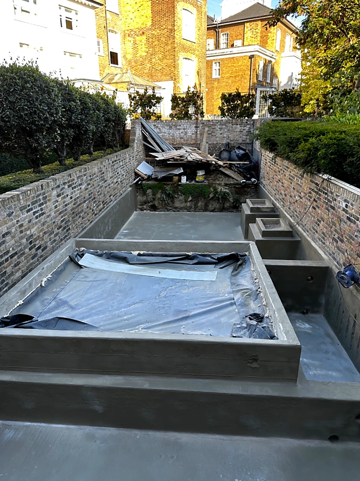 Overall view of a large KÖSTER waterproofing installation by LNK